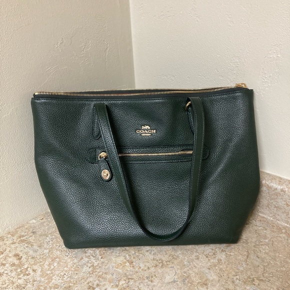 Coach Bags Coach Purse Hunter Green Poshmark
